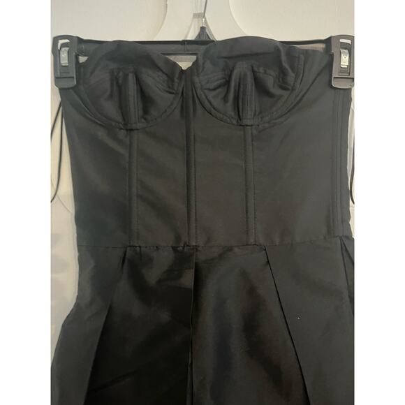NEW PAT BO Tafetta Bloom Jumpsuit Size 0 Black (Retails$860) - Picture 7 of 7